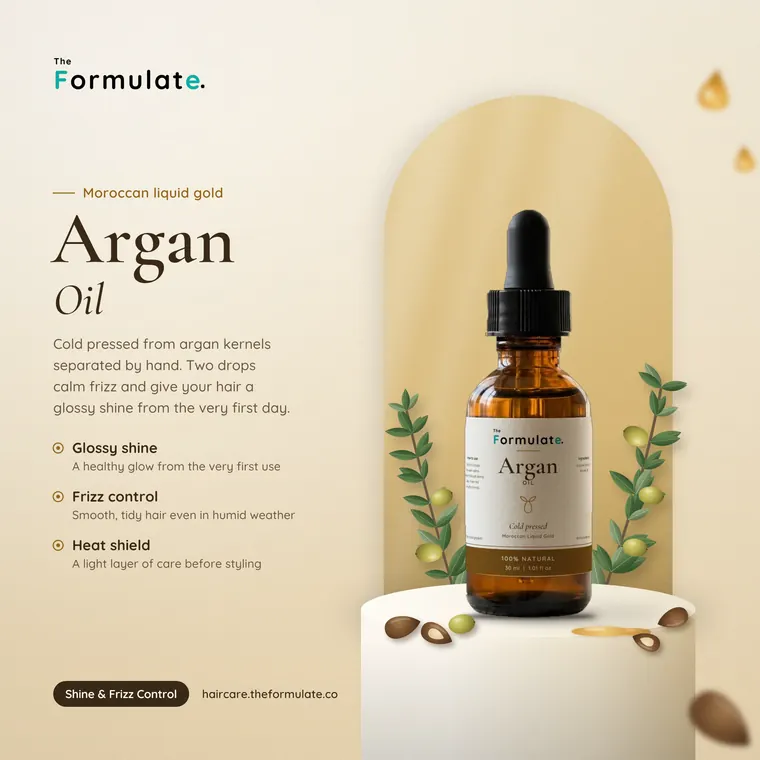 আরগান অয়েল 30ml, The Formulate